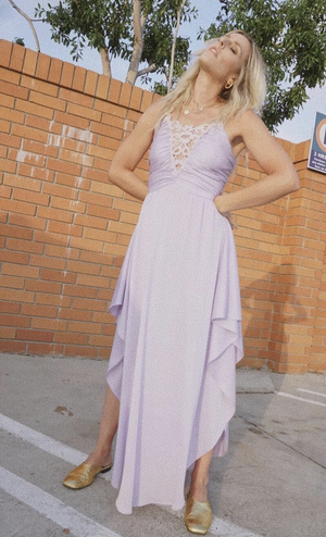 70's Lavender Dress — B. Jones Style